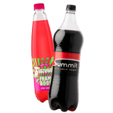 Summit cola
fles à 1500 ml
of Raak gazeuse
fles à 750 ml